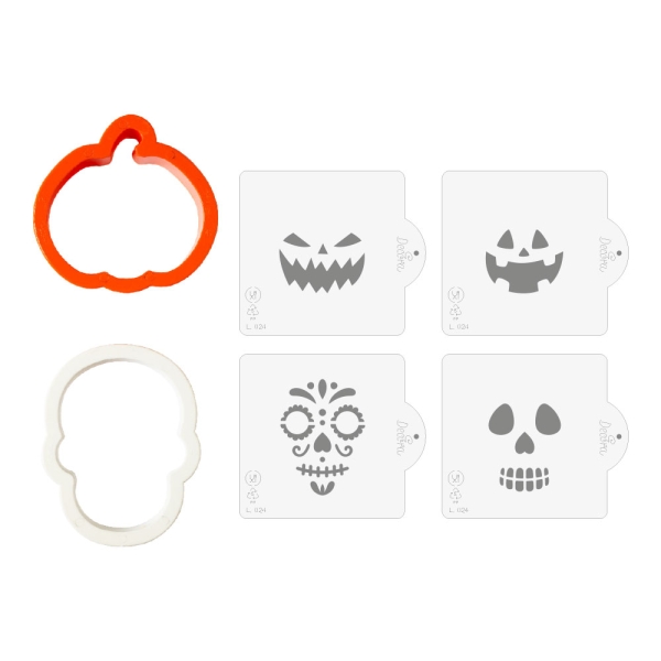 Cookie Cutter and Stencil Set - Halloween